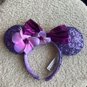 Disney Purple Sequin Minnie Mouse Ears
